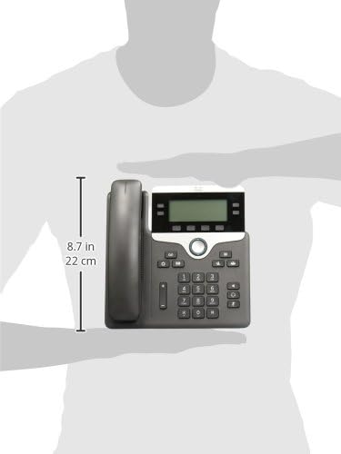 Cisco CP-7841-K9  7800 Series Voip Phone (Power Supply Not Included), black