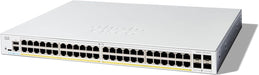 Cisco Catalyst 1300-48P-4G Managed Switch, 48 Port GE, PoE, 4x1GE SFP, Limited Lifetime Protection