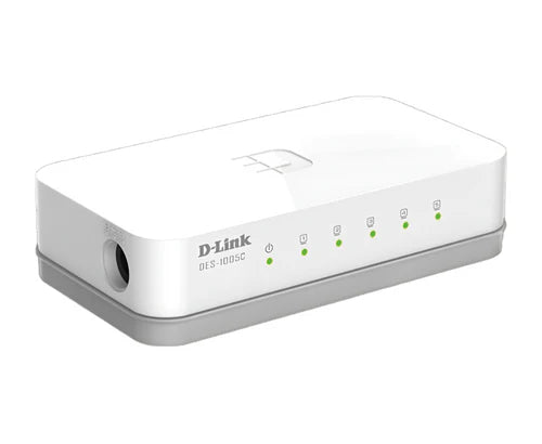 D-Link DES-1005C/B 5 port 10/100Base-T Unmanaged Switch