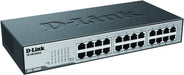  D-Link DES-1024D Fast Ethernet Switch, 24 Port Unmanaged 10/100 Mbps Desktop Rackmount Network Internet Hub 