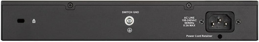 D-Link DGS-1024D, Ethernet Switch, 24 Port Gigabit Unmanaged Fanless Network Hub Desktop or Rack Mountable, 