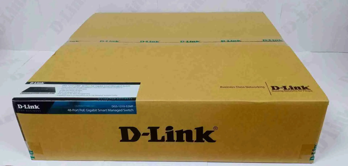 D-Link DGS-1210-52MP 48-Port Gigabit PoE Smart Managed Switch – 370W Power Budget