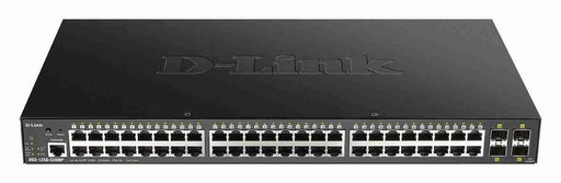 D-Link DGS-1250-52XMP-6KV 48-Port Gigabit Smart Managed PoE+ Switch with 4 10G SFP+Ports 