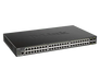 D-Link DGS-1250-52XMP-6KV 48-Port Gigabit Smart Managed PoE+ Switch with 4 10G SFP+Ports 
