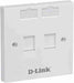D-Link NFP-0WHI21 Face Plate 2 Dual 
