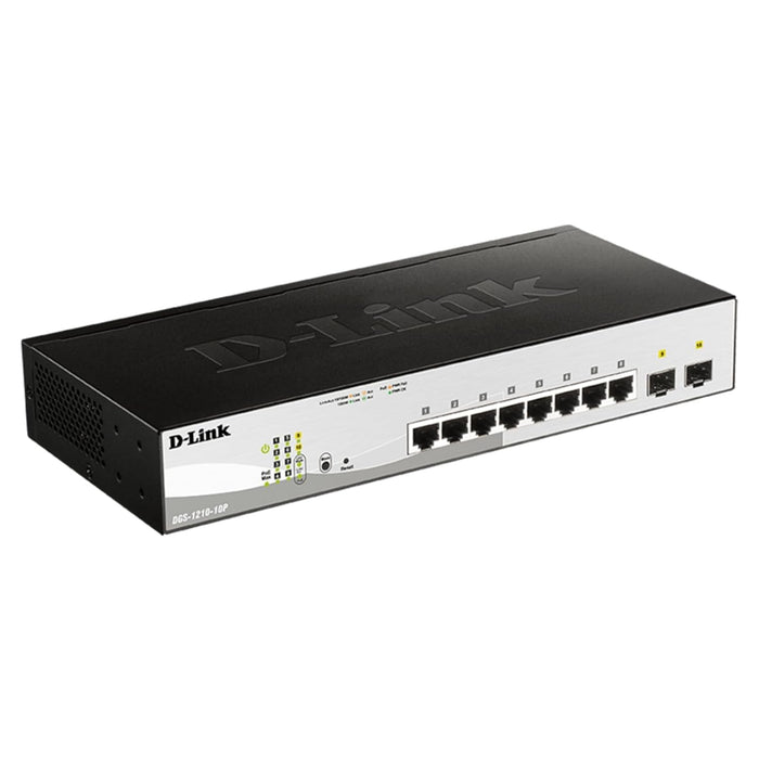 D-Link POE Switch 8 Switch - DGS-1210-10P