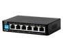 D-Link 250M 6-Port 1000Mbps Switch with 4 PoE Ports and 2 Uplink Ports  - DGS-F1006P-E