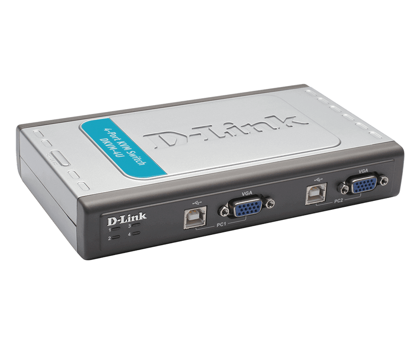 D-Link 4-Port USB KVM Switch - DKVM-4U