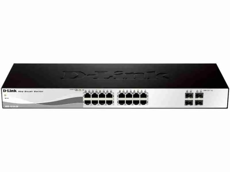 DLink DGS-1210-20 Smart Switch – 20-Port Gigabit Layer 2+ with Combo SFP
