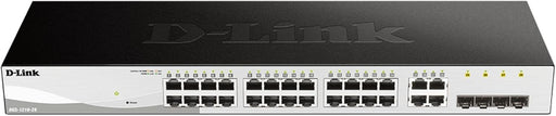 Dlink DGS-1210-28 28-Port Gigabit Smart Managed Switch Non-POE