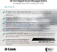 Dlink DGS-1210-28 28-Port Gigabit Smart Managed Switch Non-POE