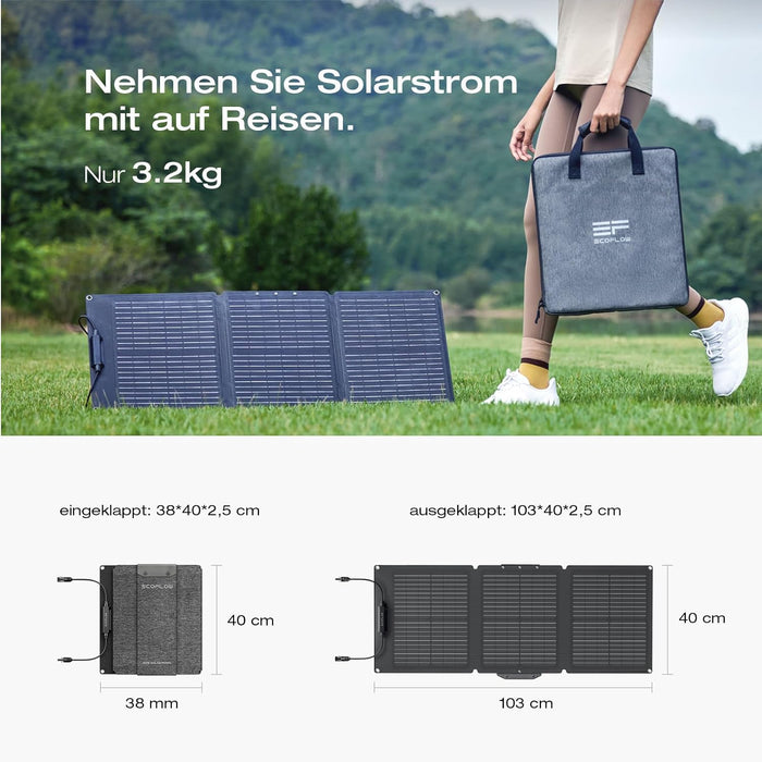 EcoFlow 60W Portable Solar Panel- (EFSOLAR60N)