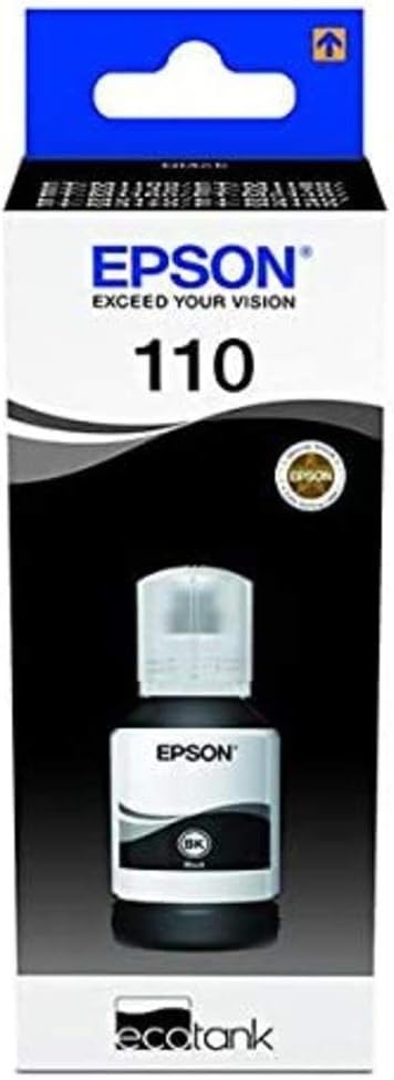 EPSON 110 Eco Tank Pigment black ink bottle – 120ml (C13T03P14A)