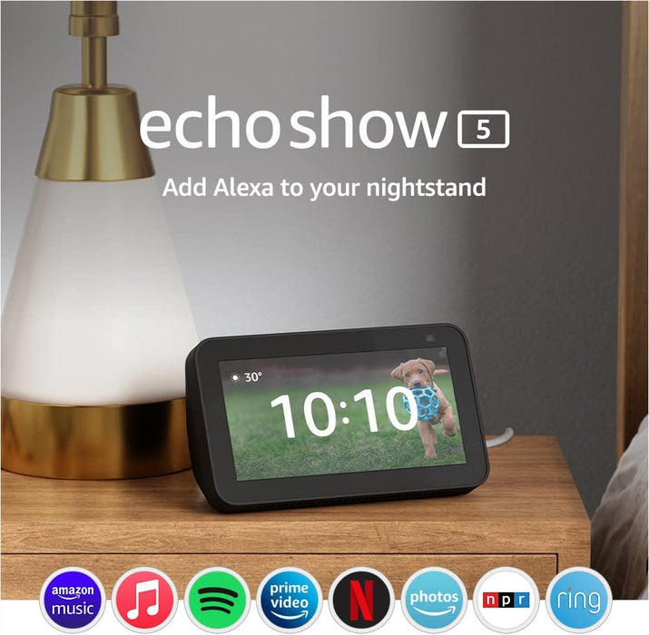 Amazon Echo Show 5 (2nd Gen) - Smart display with Alexa and 2 MP camera