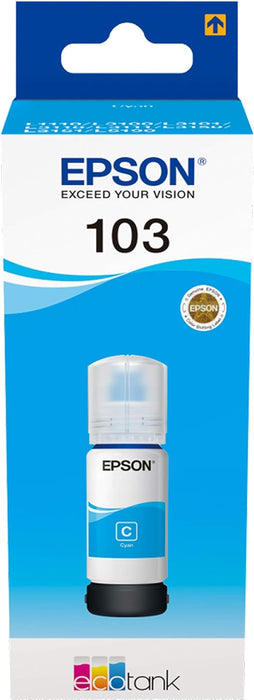 Epson 103 Eco Tank Cyan Ink Bottle 65ML – C13T00S24A