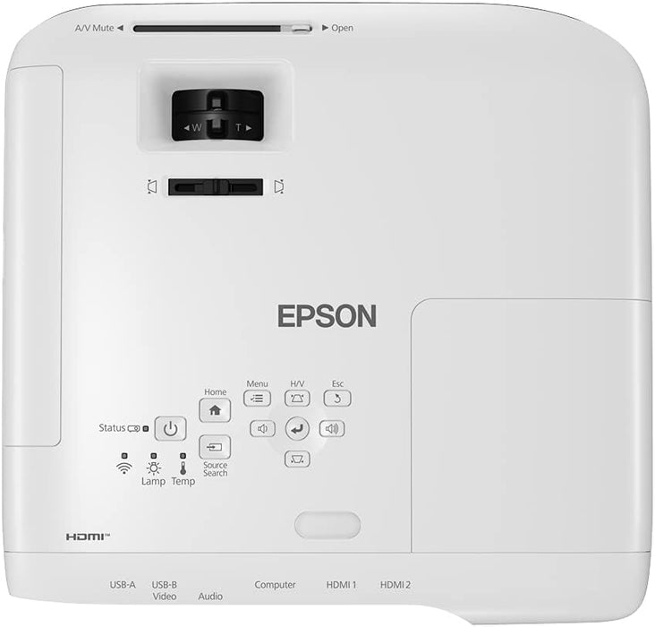 Epson EB X49 3LCD Projector XGA 3600 ANSI lumen HDMI 1080P, White, One Size