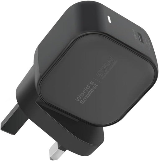 Promate 67W Super-Speed USB-C GaNFast Charger (GaNCube-67) - Perfect for Laptop Charging & Travel