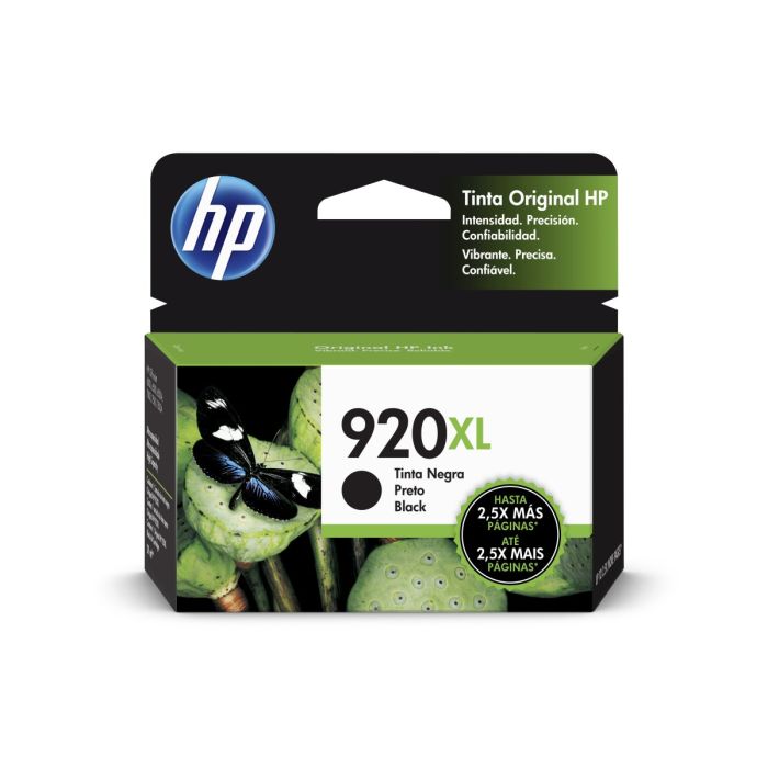 HP 920XL High Yield Black Original Ink Cartridge (CD975AE)