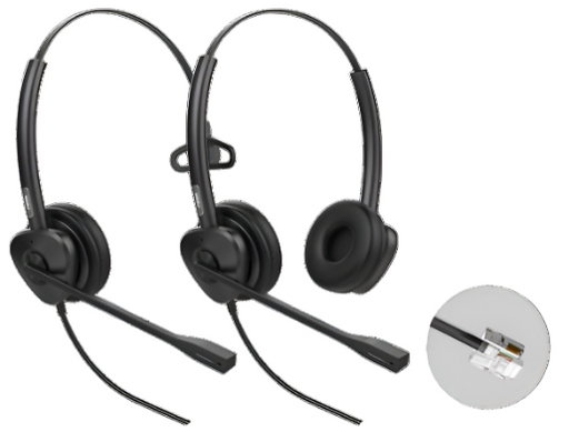 Fanvil HT302 QD to RJ9 USB Wired Headset