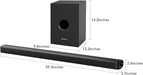 Hisense HS219 320w 2.1CH Audio Soundbar