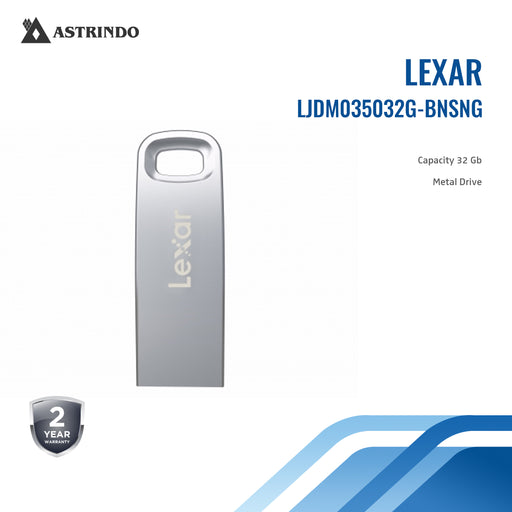 Lexar JumpDrive 32GB USB 3.0 M35 FlashDrive for Global, up to 100MB/s - LJDM035032G-BNSNG