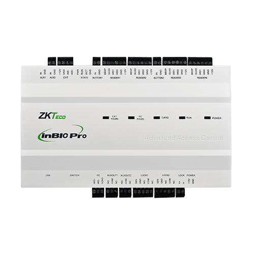 ZKTeco Inbio 260 2 Door Controller 8 (8 (4*RS-485 Readers, 4*26/34-bit Wiegand Readers)