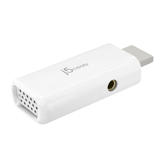 j5create HDMI™ to VGA Video Adapter Converter with Audio compatible with mac and windows - JDA203