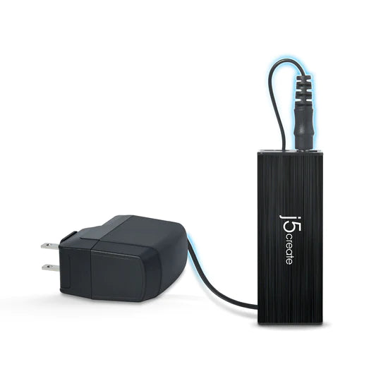 j5create USB™ 3.0 4-Port Mini Hub with power cord - JUH340