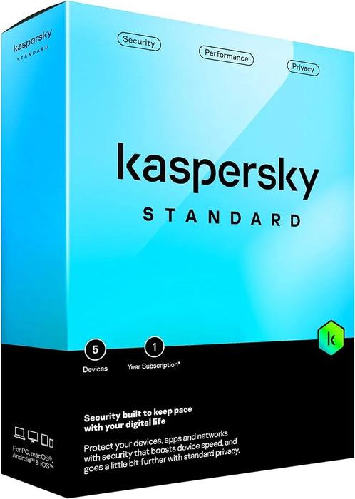 Kaspersky Standard; 3 Devices – 1 Year Licence (KL1041Q5CFS)