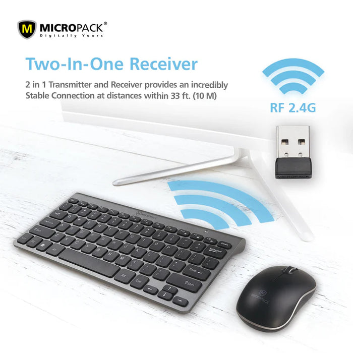 Micropack KM-218W Wireless Keyboard & Mouse