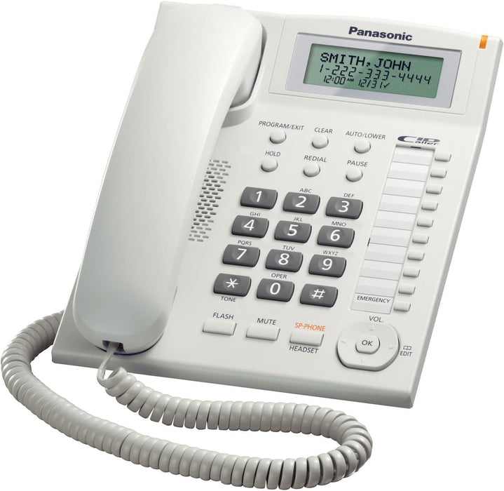 Panasonic Single Line KX-TS880W Corded Phone