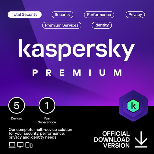 Kaspersky Premium Total Security 5 users