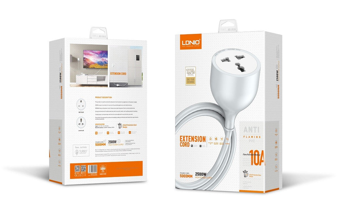  LDNIO SC1017 1 AC Outlet Universal Extension Power Socket 