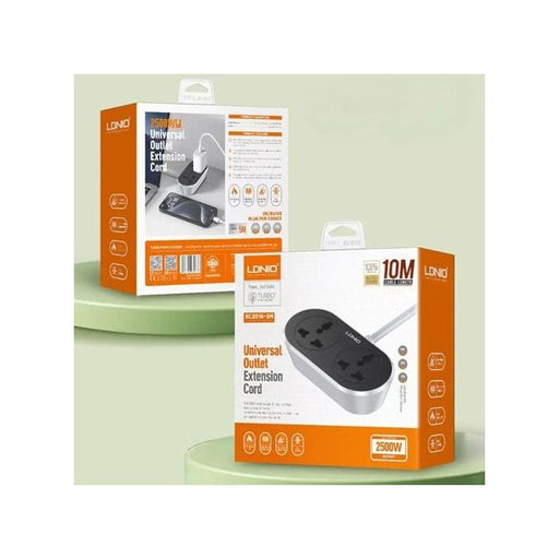 LDNIO SC2018 - 2 AC 250V Outlet Universal Power Extension Socket -5M