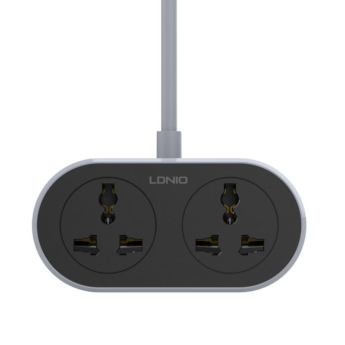 LDNIO SC2018 2 AC Universal Extension Power Socket 10M
