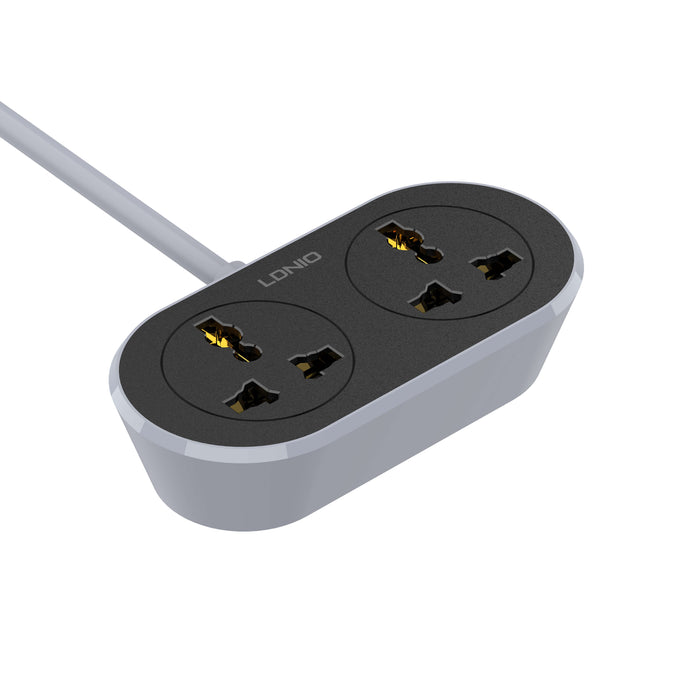 LDNIO SC2018 2 AC Universal Extension Power Socket 10M