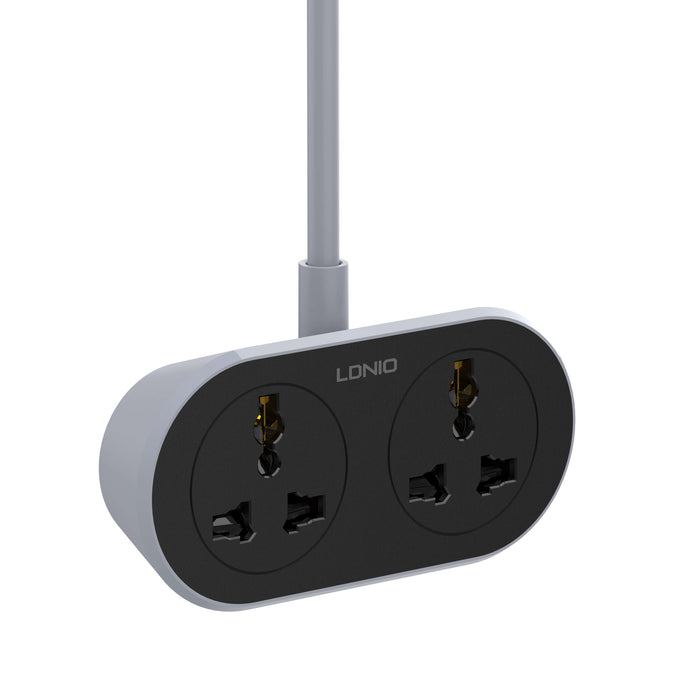 LDNIO SC2018 2 AC Universal Extension Power Socket 10M
