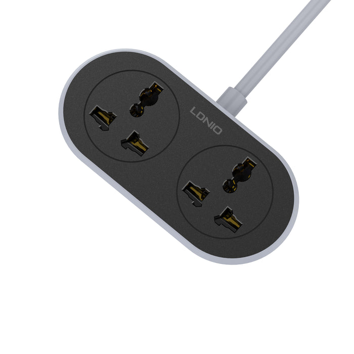 LDNIO SC2018 2 AC Universal Extension Power Socket 10M