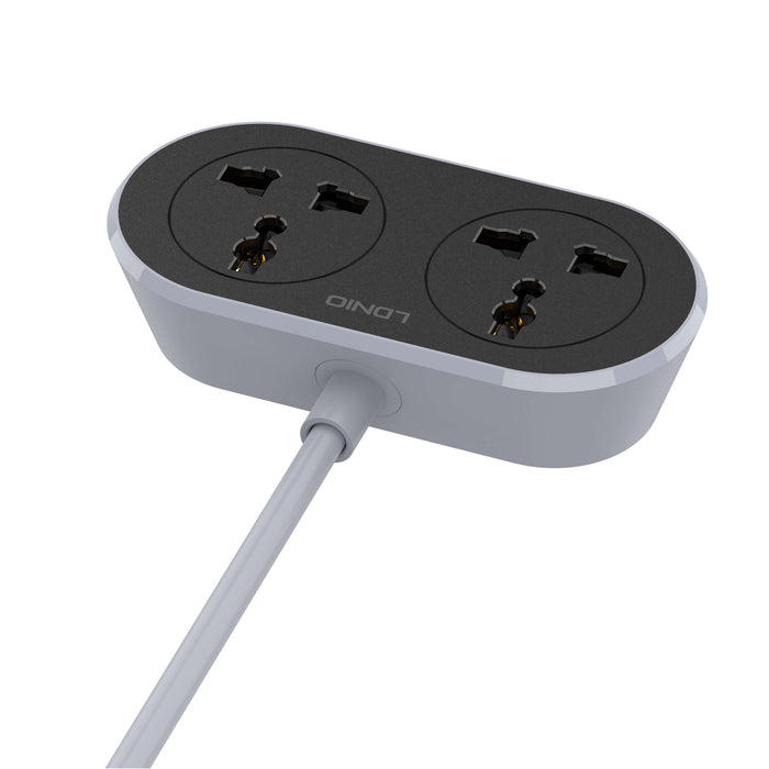LDNIO SC2018 2 AC Universal Extension Power Socket 10M