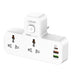 LDNIO SC2311 – Portable Extension Power Socket - 2 AC, USB-C + 2 USB-A