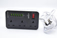 LDNIO SC3604 Power Strip Socket with 3-pin US Plug, 6 USB Charging Ports Wiring Board, 3 Power Socket Ports