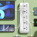 LDNIO SC5614 2500W Power Strip Extension Cable with 5 AC sockets, 6x USB Ports