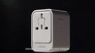 LDNIO Z6 Worldplug All in One Worldwide Travel Charger Multi Plug Adapter With USB Type-C Charging Universal Travel Adapter