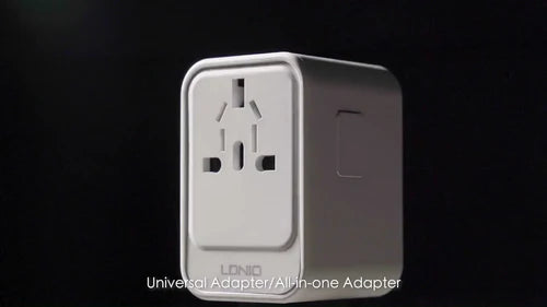 LDNIO Z6 Worldplug All in One Worldwide Travel Charger Multi Plug Adapter With USB Type-C Charging Universal Travel Adapter