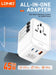 
LDNIO Z8 All in One Worldwide AC Power Wall Charger Plug USB 2 Type-C EU UK AU Smart Travel Adapter International Plug Adaptor



