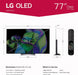 LG C3 Class 77 inch 4K OLED evo Smart TV 2023 (OLED77C3PUA)