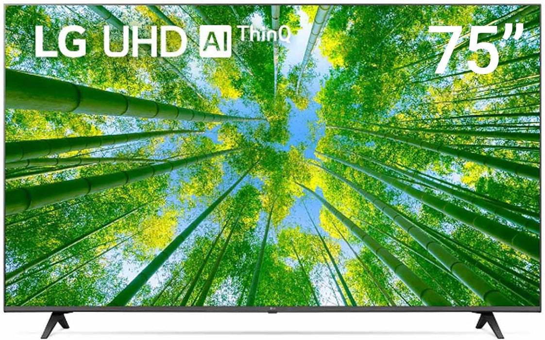 LG UHD 4K TV 75 Inch UQ8000 Series, Cinema Screen Design 4K Active HDR WebOS Smart AI ThinQ (75UQ80006)