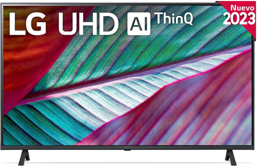 LG UR78 43 Inch 4K Ultra HD HDR LED TV 2023 (43UR78006LK) - WebOS Smart AI ThinQ, Magic Remote, 3 side cinema, HDR10, HLG, AI Sound (5.1ch), 2 Pole stand