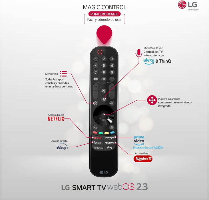 LG UR80 65 inch 4K Smart UHD TV 2023 (65UR80006)