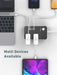Ldnio SC3412 Power Strip With 3 Ways Power Socket, 4 USB Port 38W, Fast Charging USB-C, 2500 Watt Extension Socket
